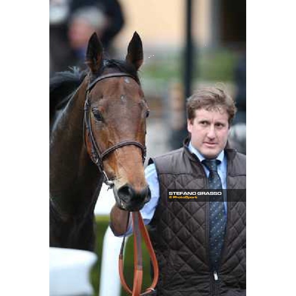 King Air parades after winning the Premio Ribot Roma - Capannelle racecourse,4th nov.2012 ph.Stefano Grasso