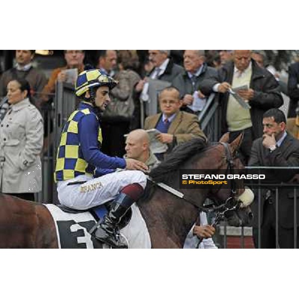 Fabio Branca and Douce Vie Rome- Capannelle racecourse,4th nov.2012 ph.Stefano Grasso