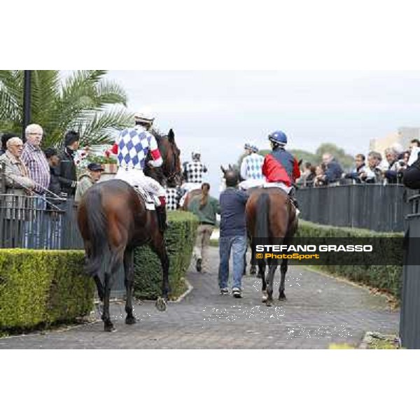 Cristian Demuro and Ramsom Hope Rome- Capannelle racecourse,4th nov.2012 ph.Stefano Grasso