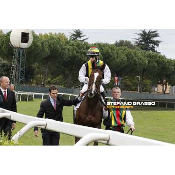 M.Harley on Durban Thunder Rome- Capannelle racecourse,4th nov.2012 ph.Stefano Grasso