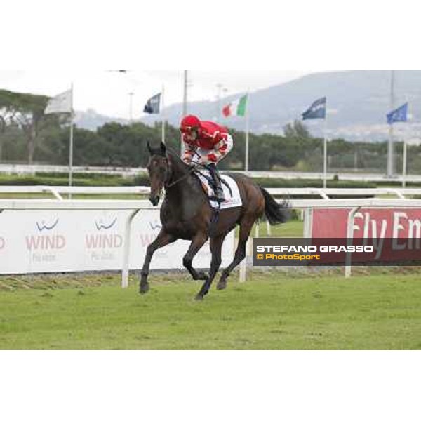 Mario Esposito and Branderburgo Rome- Capannelle racecourse,4th nov.2012 ph.Stefano Grasso