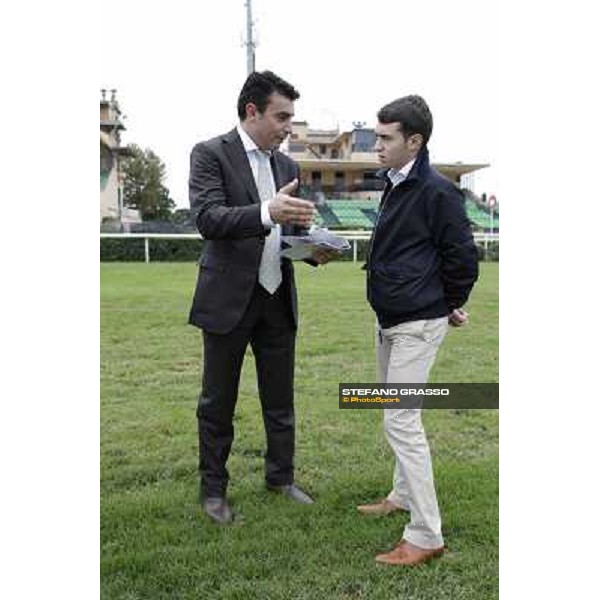 Endo Botti with Mickael Barzalona Rome- Capannelle racecourse,4th nov.2012 ph.Stefano Grasso