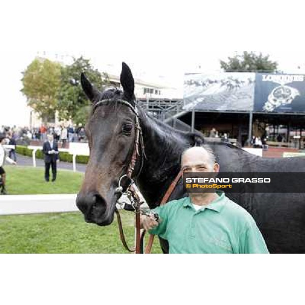 Grand Treasure\'s winning connection of the Premio Criterium Femminile Rome- Capannelle racecourse,4th nov.2012 ph.Stefano Grasso