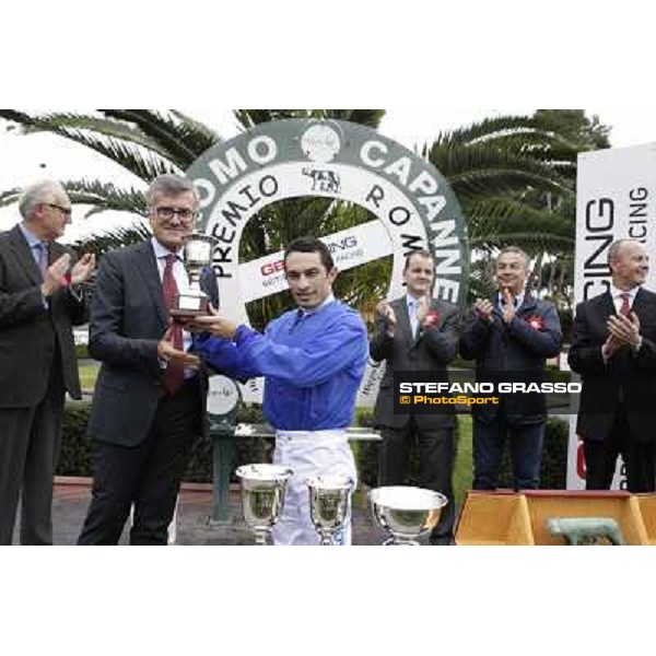 The prize giving ceremony of the Gran Premio Roma GBI Racing Rome- Capannelle racecourse,4th nov.2012 ph.Stefano Grasso