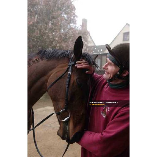 Dr. Philip Pritchard and Happy Hussar at Purton, Gloucestershire 19th march 2005 Ph. Stefano Grasso