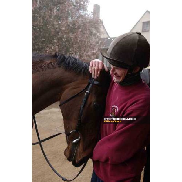 Dr. Philip Pritchard and Happy Hussar at Purton, Gloucestershire 19th march 2005 Ph. Stefano Grasso