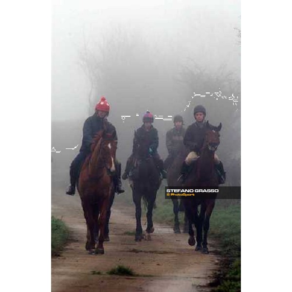 coming back home after morning works Purton, Gloucestershire 19th march 2005 Ph. Stefano Grasso