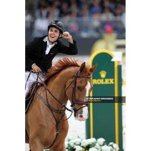 Sergio Alvarez Moya and Zipper win the Rolex FEI World Cup jumping Verona presented by FixDesign Fieracavalli 2012 - Verona,11th nov. 2012 ph.Stefano Grasso