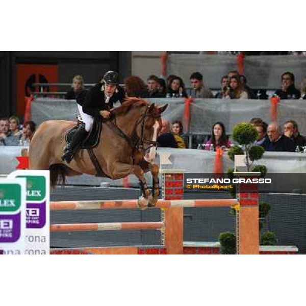 Sergio Alvarez Moya and Zipper win the Rolex FEI World Cup jumping Verona presented by FixDesign Fieracavalli 2012 - Verona,11th nov. 2012 ph.Stefano Grasso