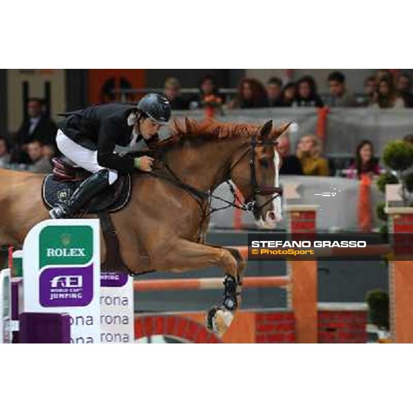 Sergio Alvarez Moya and Zipper win the Rolex FEI World Cup jumping Verona presented by FixDesign Fieracavalli 2012 - Verona,11th nov. 2012 ph.Stefano Grasso