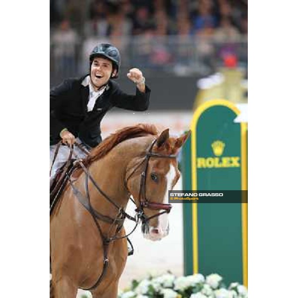 Sergio Alvarez Moya and Zipper win the Rolex FEI World Cup jumping Verona presented by FixDesign Fieracavalli 2012 - Verona,11th nov. 2012 ph.Stefano Grasso