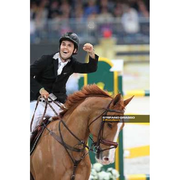 Sergio Alvarez Moya and Zipper win the Rolex FEI World Cup jumping Verona presented by FixDesign Fieracavalli 2012 - Verona,11th nov. 2012 ph.Stefano Grasso