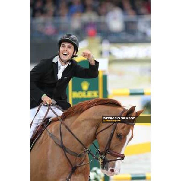 Sergio Alvarez Moya and Zipper win the Rolex FEI World Cup jumping Verona presented by FixDesign Fieracavalli 2012 - Verona,11th nov. 2012 ph.Stefano Grasso