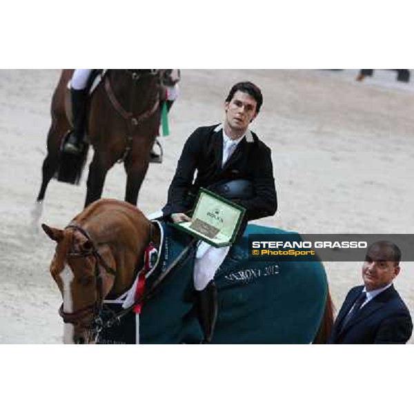 Sergio Alvarez Moya and Zipper win the Rolex FEI World Cup jumping Verona presented by FixDesign Fieracavalli 2012 - Verona,11th nov. 2012 ph.Stefano Grasso