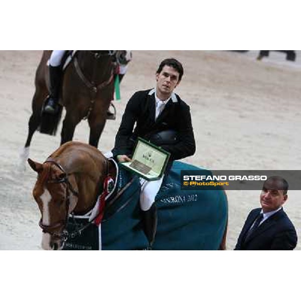 Sergio Alvarez Moya and Zipper win the Rolex FEI World Cup jumping Verona presented by FixDesign Fieracavalli 2012 - Verona,11th nov. 2012 ph.Stefano Grasso