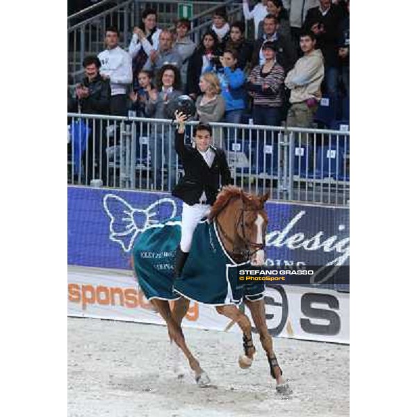 Sergio Alvarez Moya and Zipper win the Rolex FEI World Cup jumping Verona presented by FixDesign Fieracavalli 2012 - Verona,11th nov. 2012 ph.Stefano Grasso