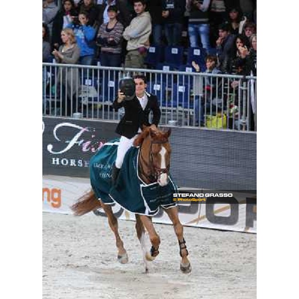 Sergio Alvarez Moya and Zipper win the Rolex FEI World Cup jumping Verona presented by FixDesign Fieracavalli 2012 - Verona,11th nov. 2012 ph.Stefano Grasso