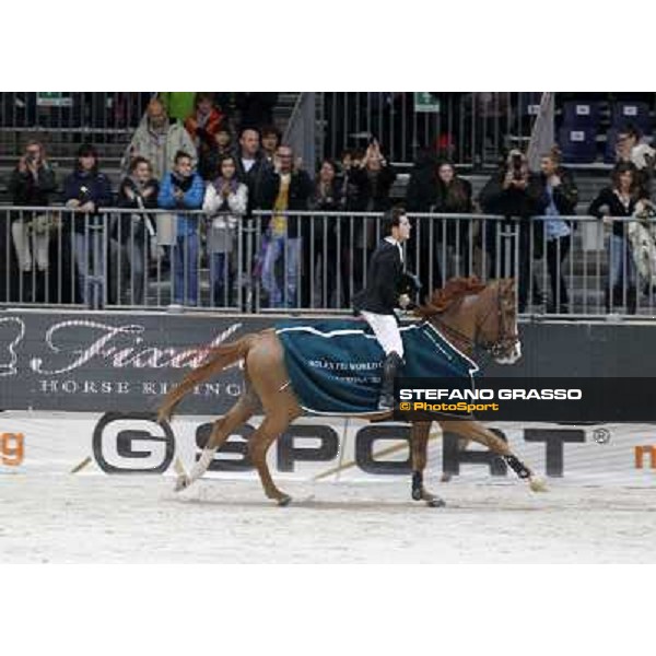 Sergio Alvarez Moya and Zipper win the Rolex FEI World Cup jumping Verona presented by FixDesign Fieracavalli 2012 - Verona,11th nov. 2012 ph.Stefano Grasso