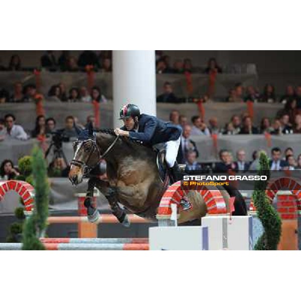 Luca Maria Moneta and Neptune Brecourt are second in the Rolex FEI World Cup jumping Verona presented by FixDesign Fieracavalli 2012 - Verona,11th nov. 2012 ph.Stefano Grasso