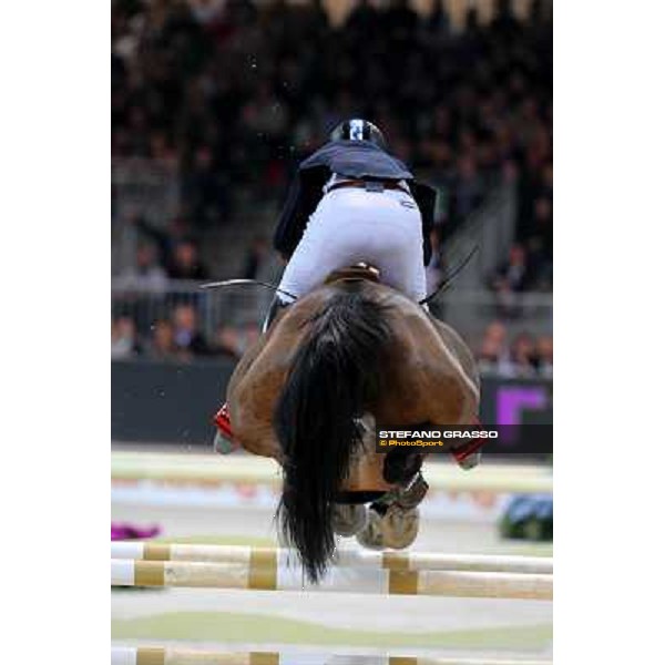 Luca Maria Moneta and Neptune Brecourt are second in the Rolex FEI World Cup jumping Verona presented by FixDesign Fieracavalli 2012 - Verona,11th nov. 2012 ph.Stefano Grasso