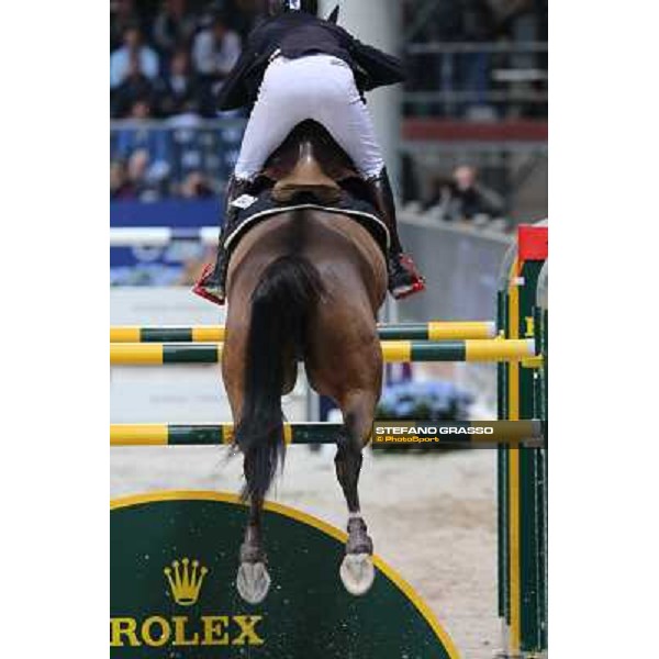 Luca Maria Moneta and Neptune Brecourt are second in the Rolex FEI World Cup jumping Verona presented by FixDesign Fieracavalli 2012 - Verona,11th nov. 2012 ph.Stefano Grasso