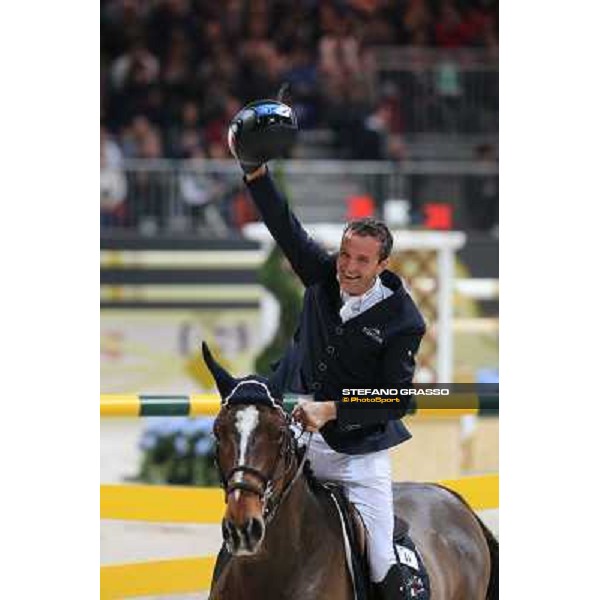 Luca Maria Moneta and Neptune Brecourt are second in the Rolex FEI World Cup jumping Verona presented by FixDesign Fieracavalli 2012 - Verona,11th nov. 2012 ph.Stefano Grasso