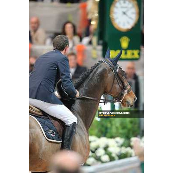 Luca Maria Moneta and Neptune Brecourt are second in the Rolex FEI World Cup jumping Verona presented by FixDesign Fieracavalli 2012 - Verona,11th nov. 2012 ph.Stefano Grasso