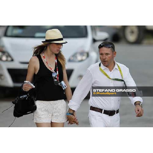 Eric Lamaze and his girl friend SanPatrignano 2012 ph.Stefano Grasso/SanPa