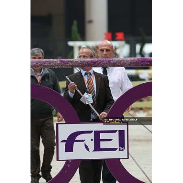 Rolf Luedi and Andrea Colombo Rolex Fei World Cup Jumping Verona Fieracavalli 2012 Verona,11th nov.2012 ph.Stefano Grasso