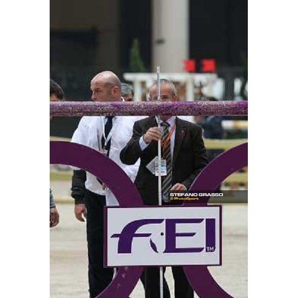Rolf Luedi and Andrea Colombo Rolex Fei World Cup Jumping Verona Fieracavalli 2012 Verona,11th nov.2012 ph.Stefano Grasso