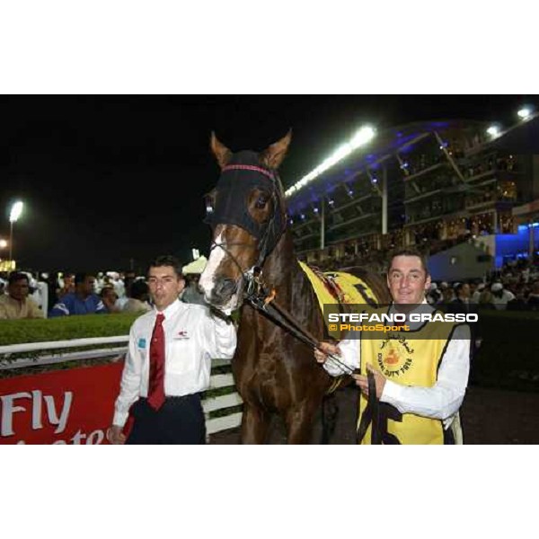 Prince Kirk in the parade ring of Dubai Duty Free Nad El Sheba- Dubai, 26th march 2005 ph. Stefano Grasso