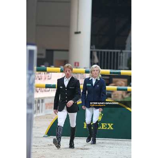 Marcus Ehning and Jessica Kuerten Rolex Fei World Cup Jumping Verona Fieracavalli 2012 Verona,11th nov.2012 ph.Stefano Grasso
