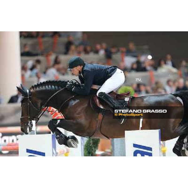 Dirk Demeersman and Bufero Van Het Panishof Rolex Fei World Cup Jumping Verona Fieracavalli 2012 Verona,11th nov.2012 ph.Stefano Grasso