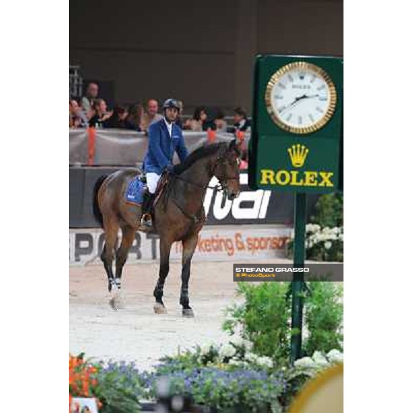 Juan Carlos Garcia and Bonzai Van de Warande Rolex Fei World Cup Jumping Verona Fieracavalli 2012 Verona,11th nov.2012 ph.Stefano Grasso