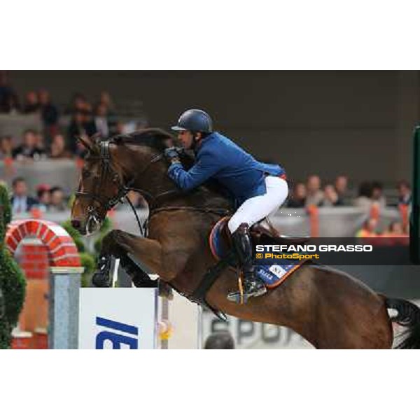 Juan Carlos Garcia and Bonzai Van de Warande Rolex Fei World Cup Jumping Verona Fieracavalli 2012 Verona,11th nov.2012 ph.Stefano Grasso