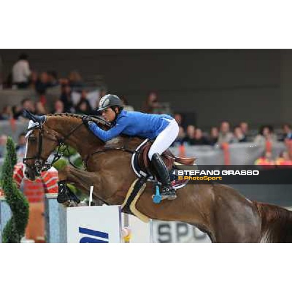 Clarissa Crotta and West Side V Meerputhoeve Rolex Fei World Cup Jumping Verona Fieracavalli 2012 Verona,11th nov.2012 ph.Stefano Grasso