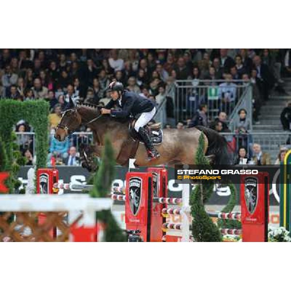 Luca Maria Moneta and Neptune Brecourt Rolex Fei World Cup Jumping Verona Fieracavalli 2012 Verona,11th nov.2012 ph.Stefano Grasso