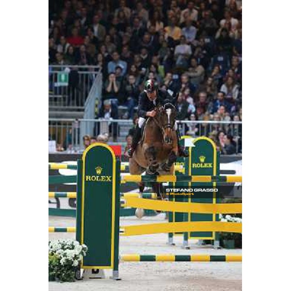 Luca Maria Moneta and Neptune Brecourt Rolex Fei World Cup Jumping Verona Fieracavalli 2012 Verona,11th nov.2012 ph.Stefano Grasso