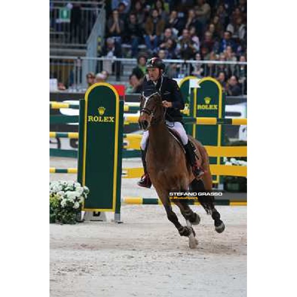 Luca Maria Moneta and Neptune Brecourt Rolex Fei World Cup Jumping Verona Fieracavalli 2012 Verona,11th nov.2012 ph.Stefano Grasso