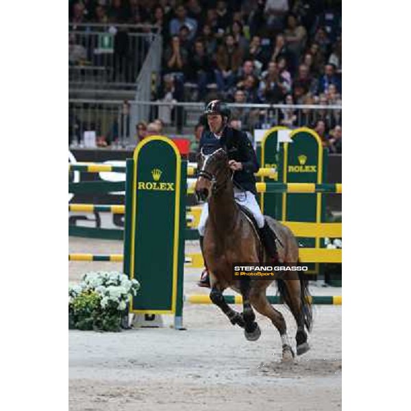 Luca Maria Moneta and Neptune Brecourt Rolex Fei World Cup Jumping Verona Fieracavalli 2012 Verona,11th nov.2012 ph.Stefano Grasso
