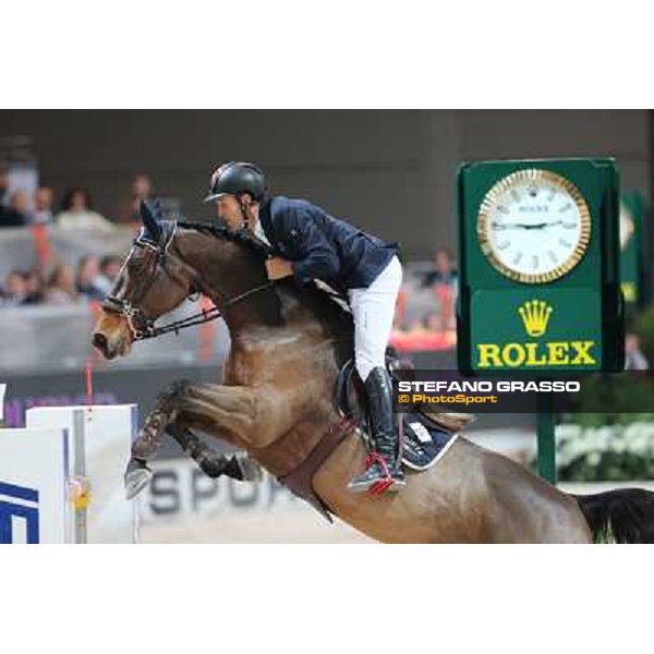 Luca Maria Moneta and Neptune Brecourt Rolex Fei World Cup Jumping Verona Fieracavalli 2012 Verona,11th nov.2012 ph.Stefano Grasso