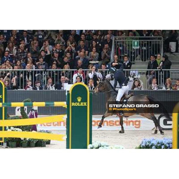 Luca Maria Moneta and Neptune Brecourt Rolex Fei World Cup Jumping Verona Fieracavalli 2012 Verona,11th nov.2012 ph.Stefano Grasso
