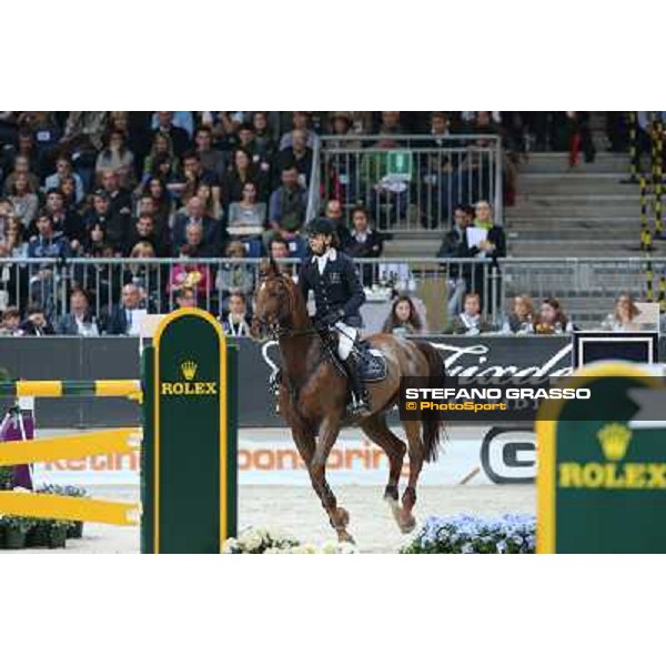 Natale Chiaudani and Fixdesign Almero 12 Rolex Fei World Cup Jumping Verona Fieracavalli 2012 Verona,11th nov.2012 ph.Stefano Grasso