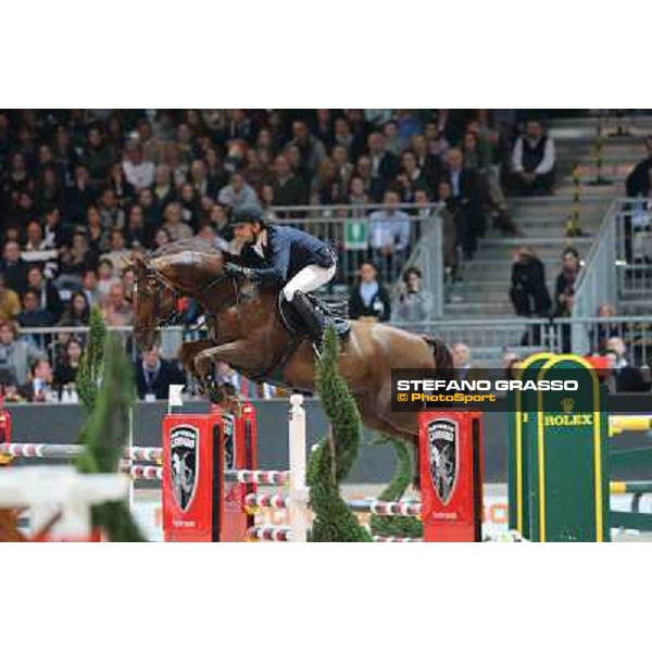 Natale Chiaudani and Fixdesign Almero 12 Rolex Fei World Cup Jumping Verona Fieracavalli 2012 Verona,11th nov.2012 ph.Stefano Grasso