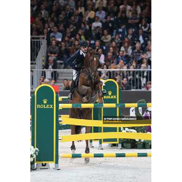 Natale Chiaudani and Fixdesign Almero 12 Rolex Fei World Cup Jumping Verona Fieracavalli 2012 Verona,11th nov.2012 ph.Stefano Grasso
