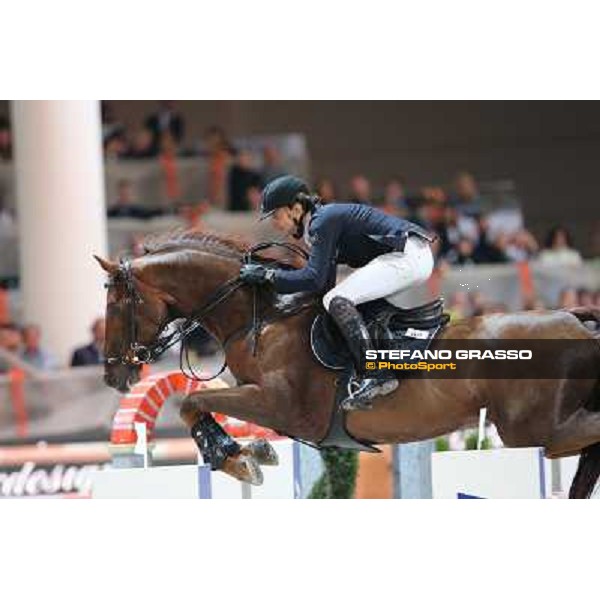 Natale Chiaudani and Fixdesign Almero 12 Rolex Fei World Cup Jumping Verona Fieracavalli 2012 Verona,11th nov.2012 ph.Stefano Grasso