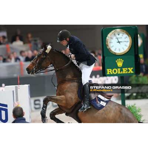 Philippe Le Jeune and Carlino STX Rolex Fei World Cup Jumping Verona Fieracavalli 2012 Verona,11th nov.2012 ph.Stefano Grasso