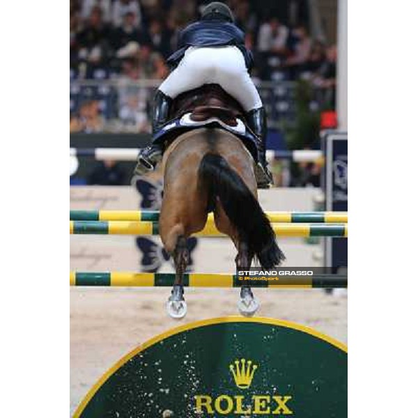 Philippe Le Jeune and Carlino STX Rolex Fei World Cup Jumping Verona Fieracavalli 2012 Verona,11th nov.2012 ph.Stefano Grasso