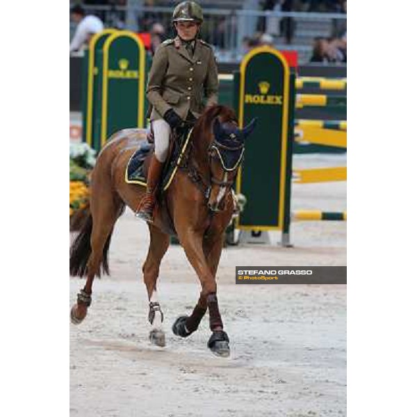 Lucia Vizzini and Loro Piana Quinta Roo Rolex Fei World Cup Jumping Verona Fieracavalli 2012 Verona,11th nov.2012 ph.Stefano Grasso