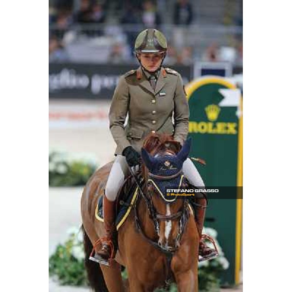 Lucia Vizzini and Loro Piana Quinta Roo Rolex Fei World Cup Jumping Verona Fieracavalli 2012 Verona,11th nov.2012 ph.Stefano Grasso
